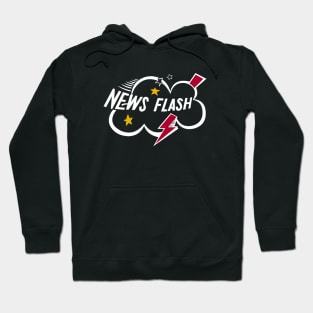 News Flash Cloud Logo Hoodie